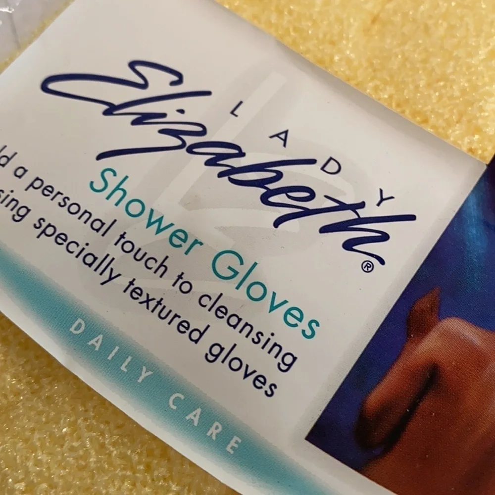 Lady Elizabeth shower gloves